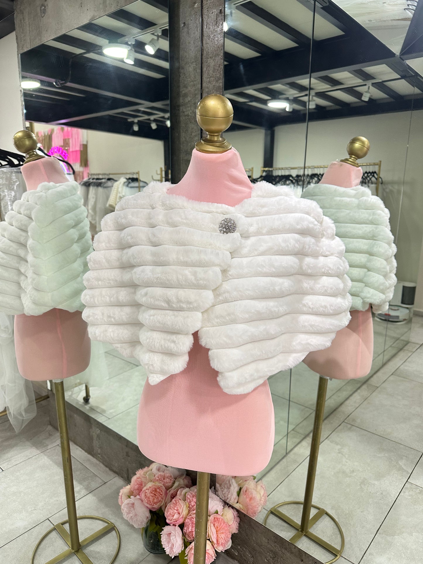 Abrigo de piel sintética