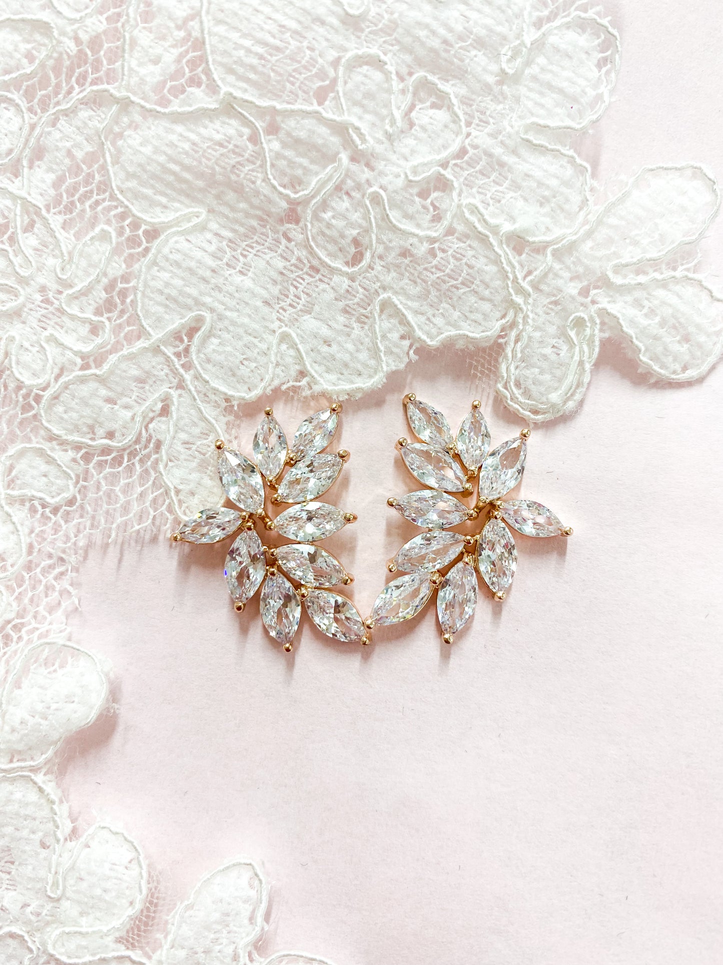 Set Rosegold hojas
