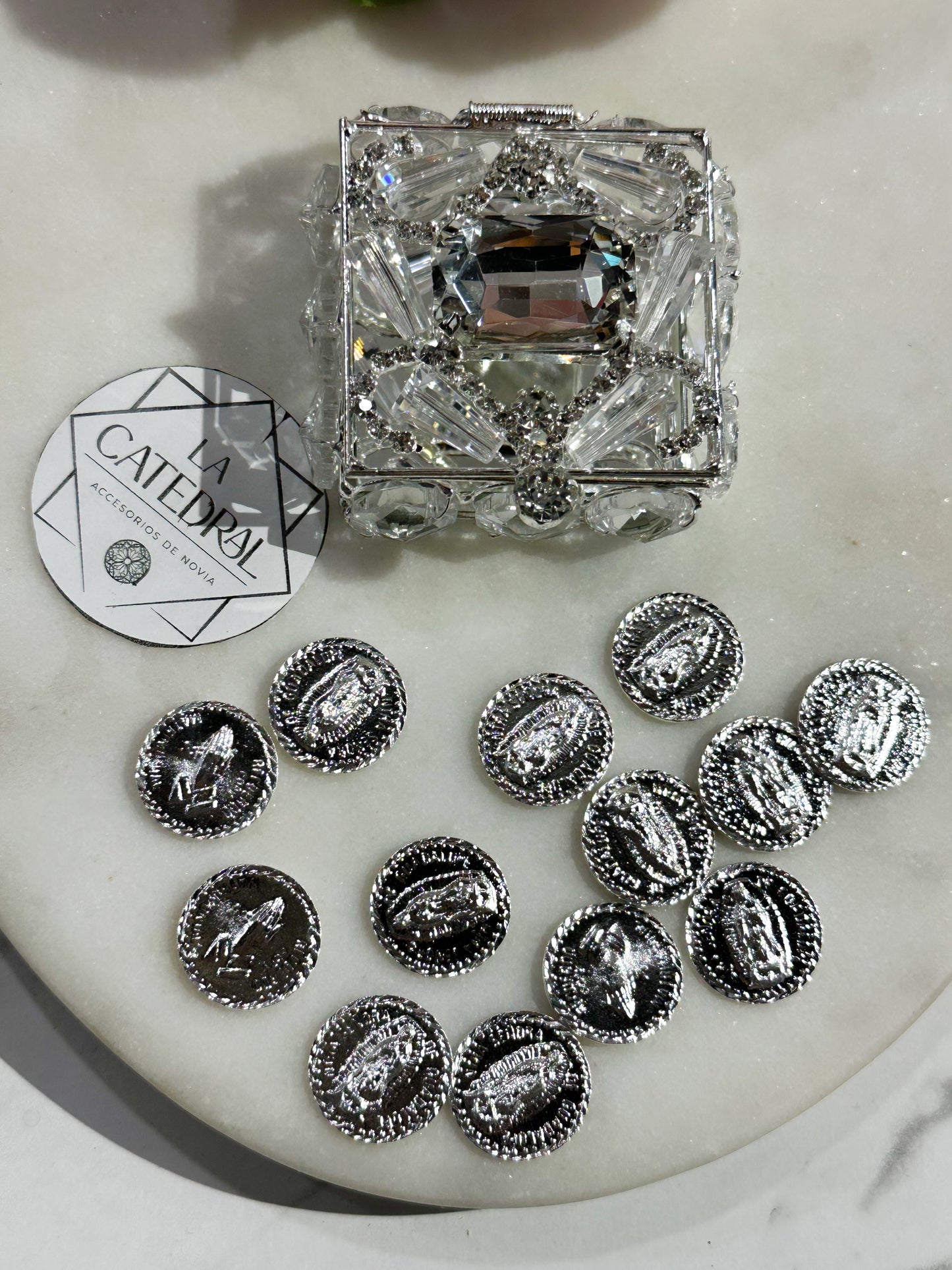 Square Wedding Coins