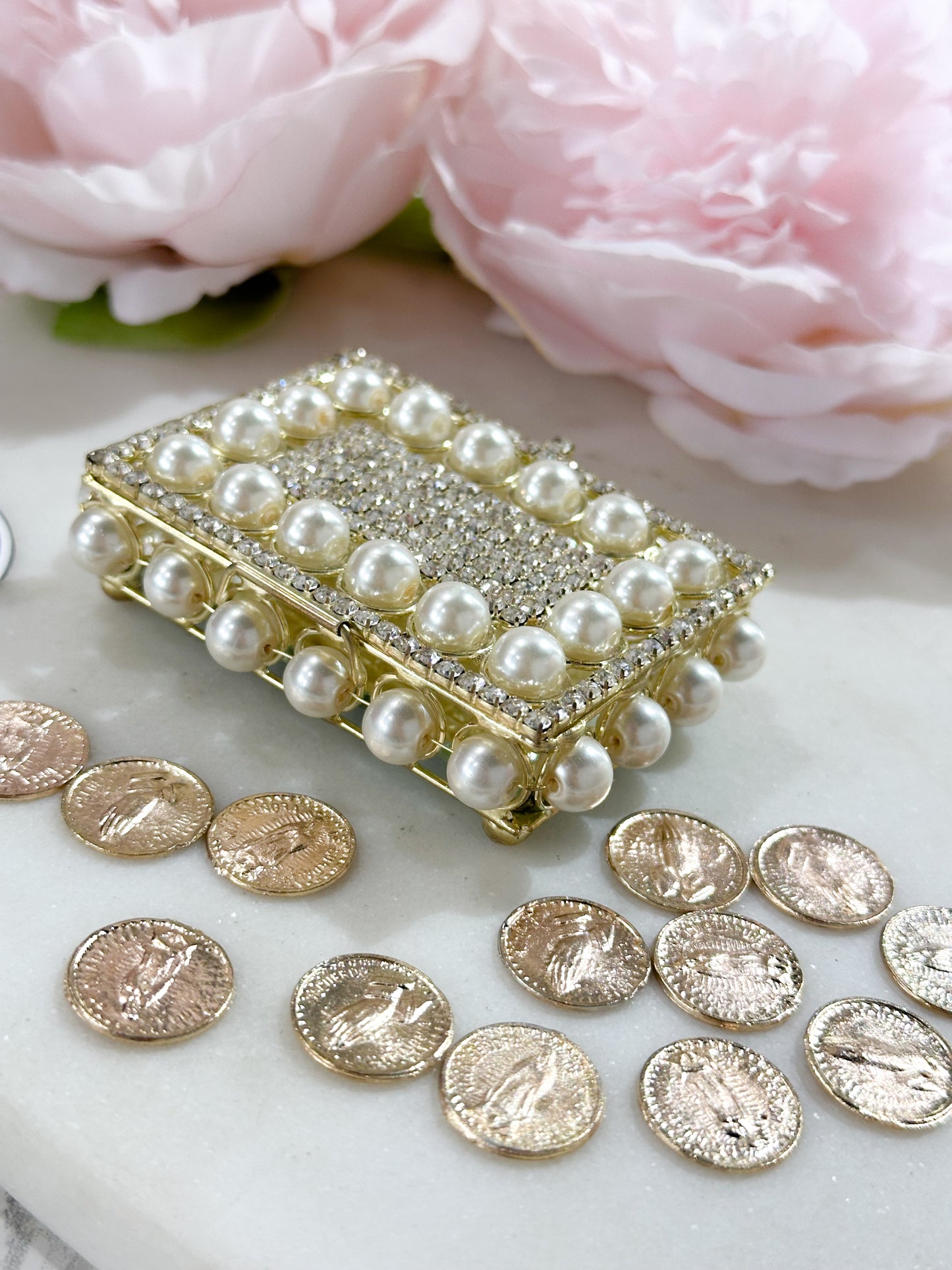 Arras Nupciales Perlas Rectangular