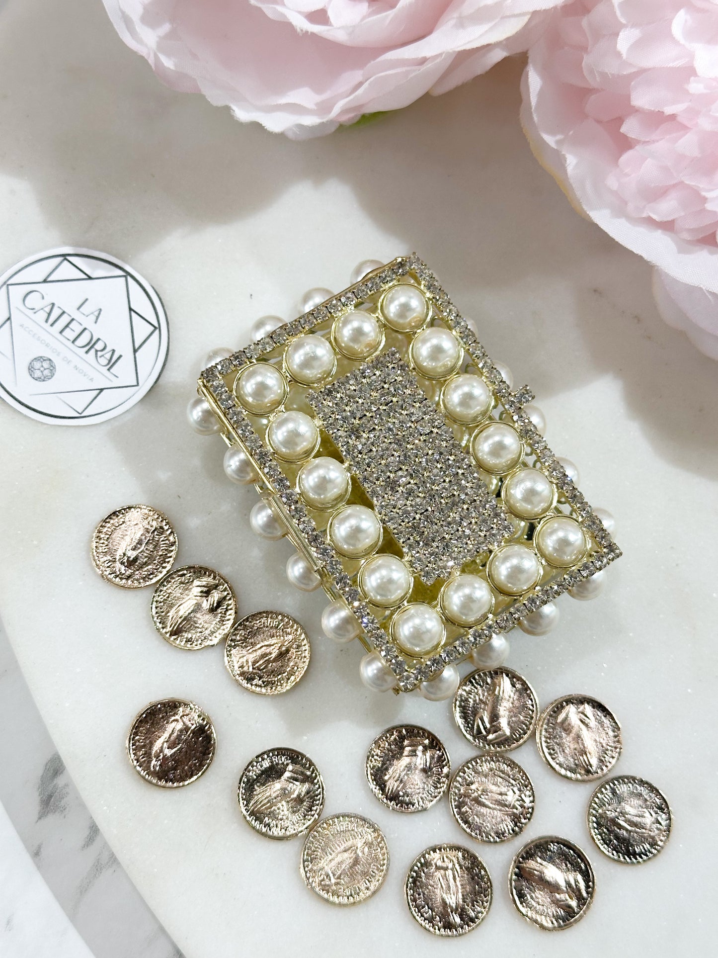 Arras Nupciales Perlas Rectangular