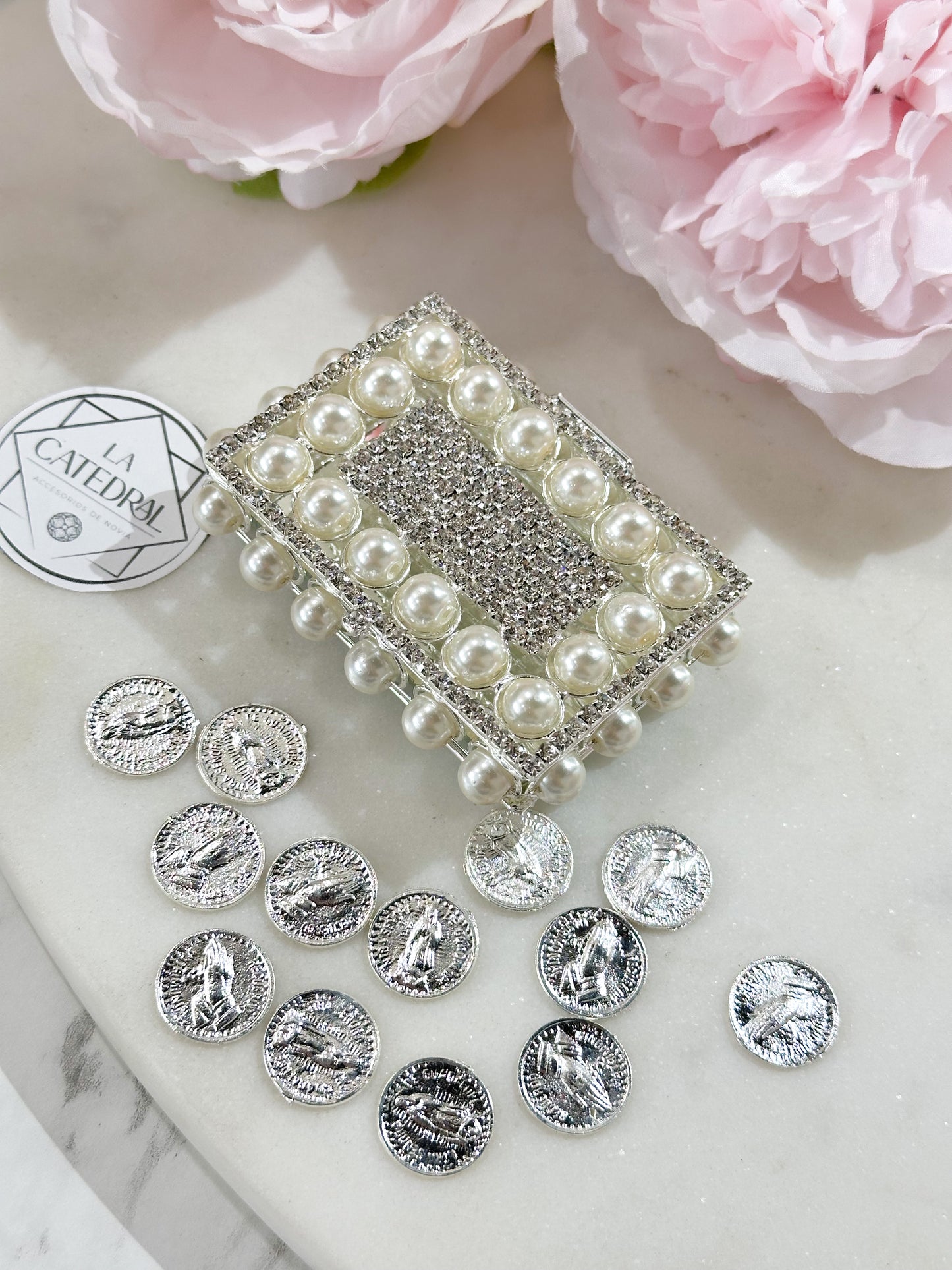 Arras Nupciales Perlas Rectangular