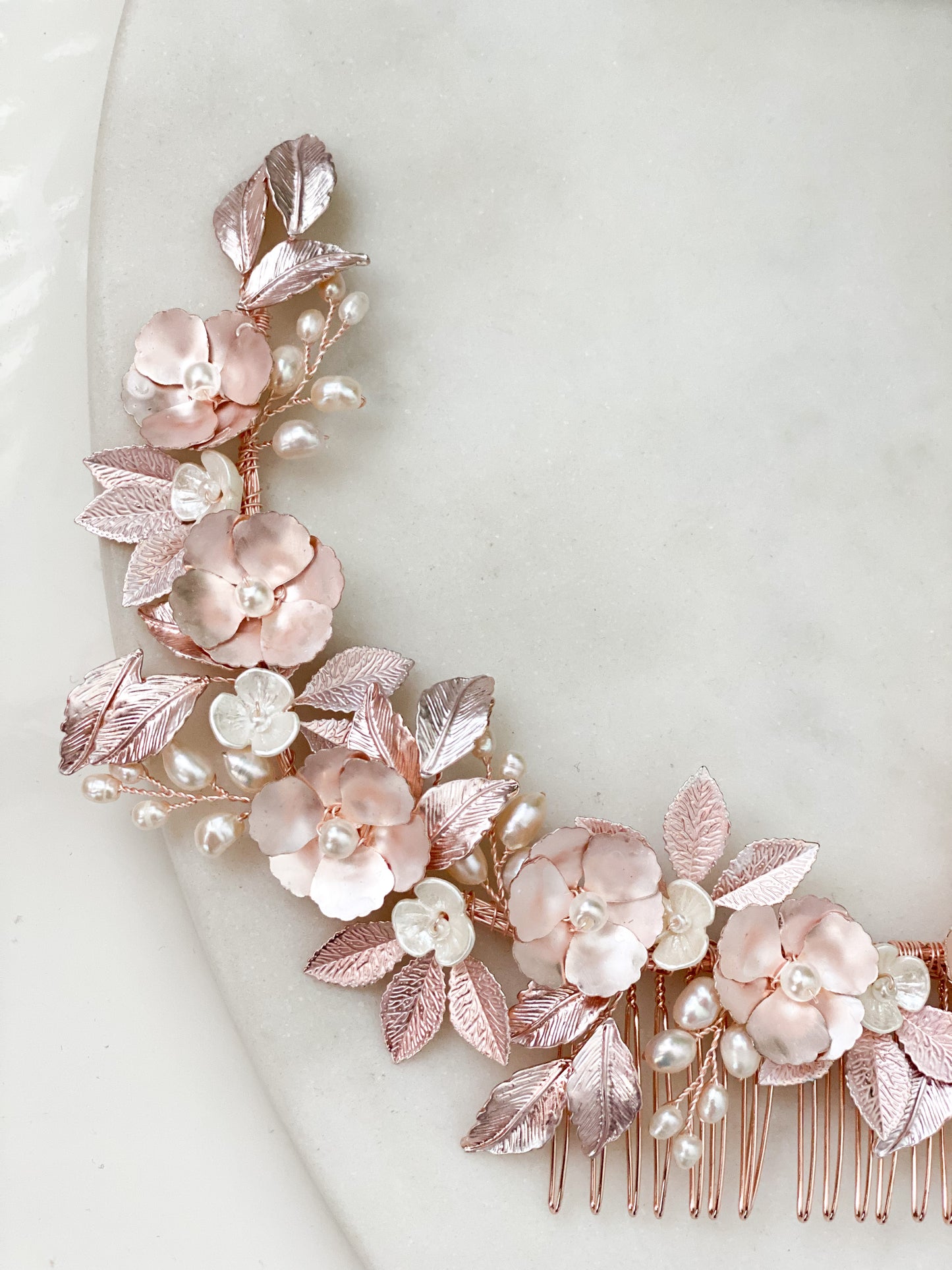Peineta Pissa Rosegold