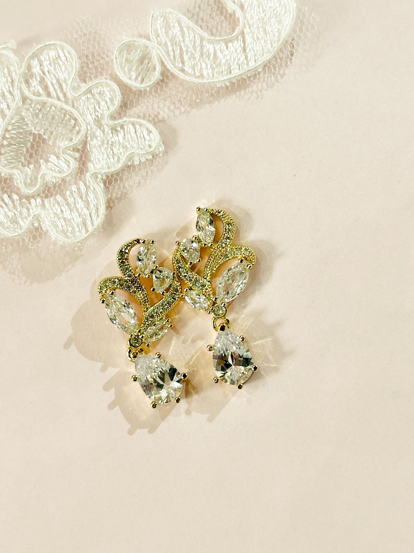 Aretes Largos Zirconia