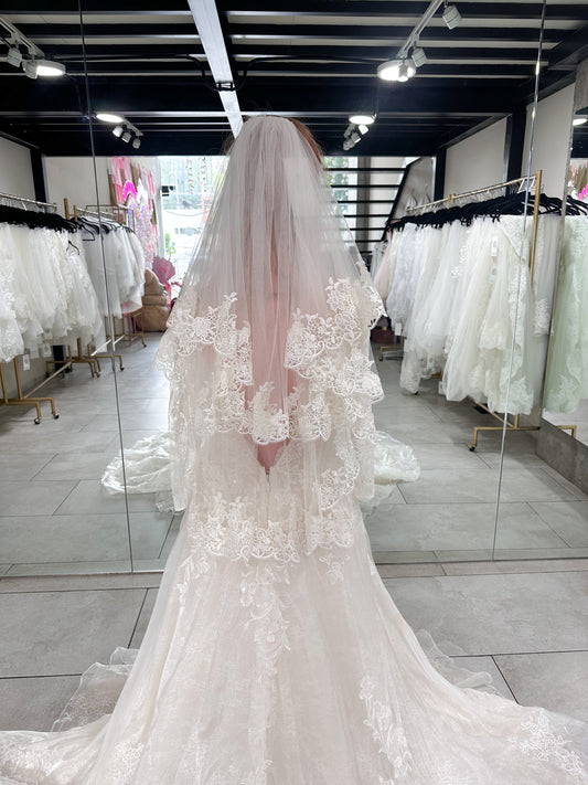 Anaid - Velo Corto Doble Capa