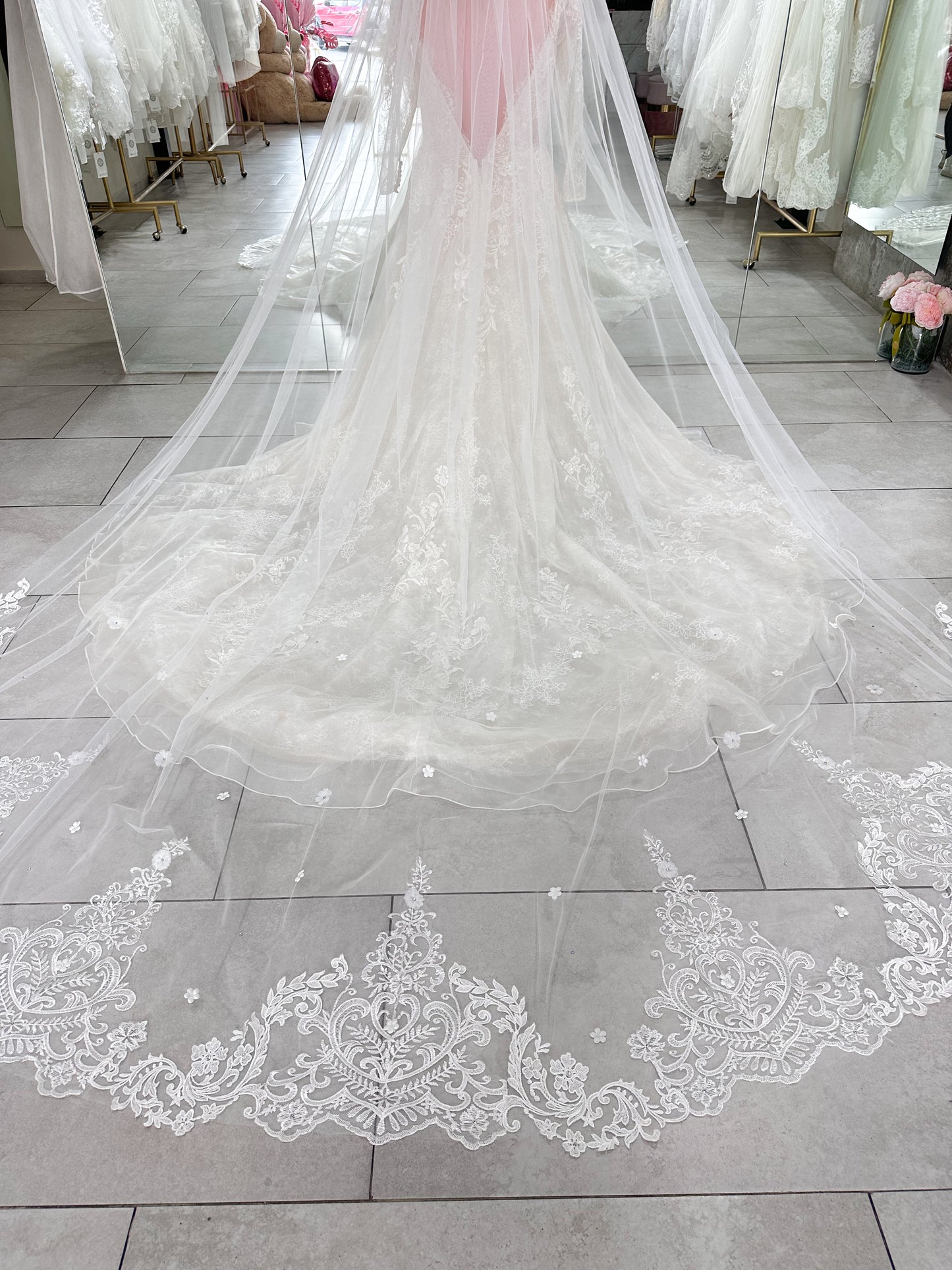 Delaki - Long Veil 3x3mts