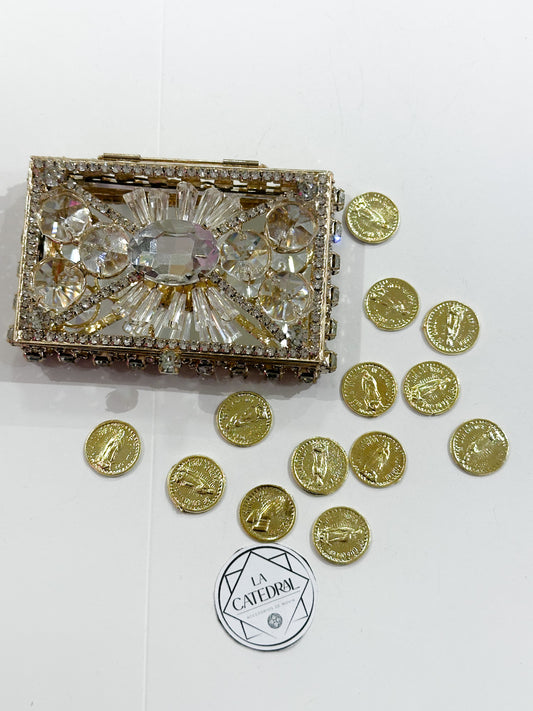 Arras Nupciales Cristal Doradas