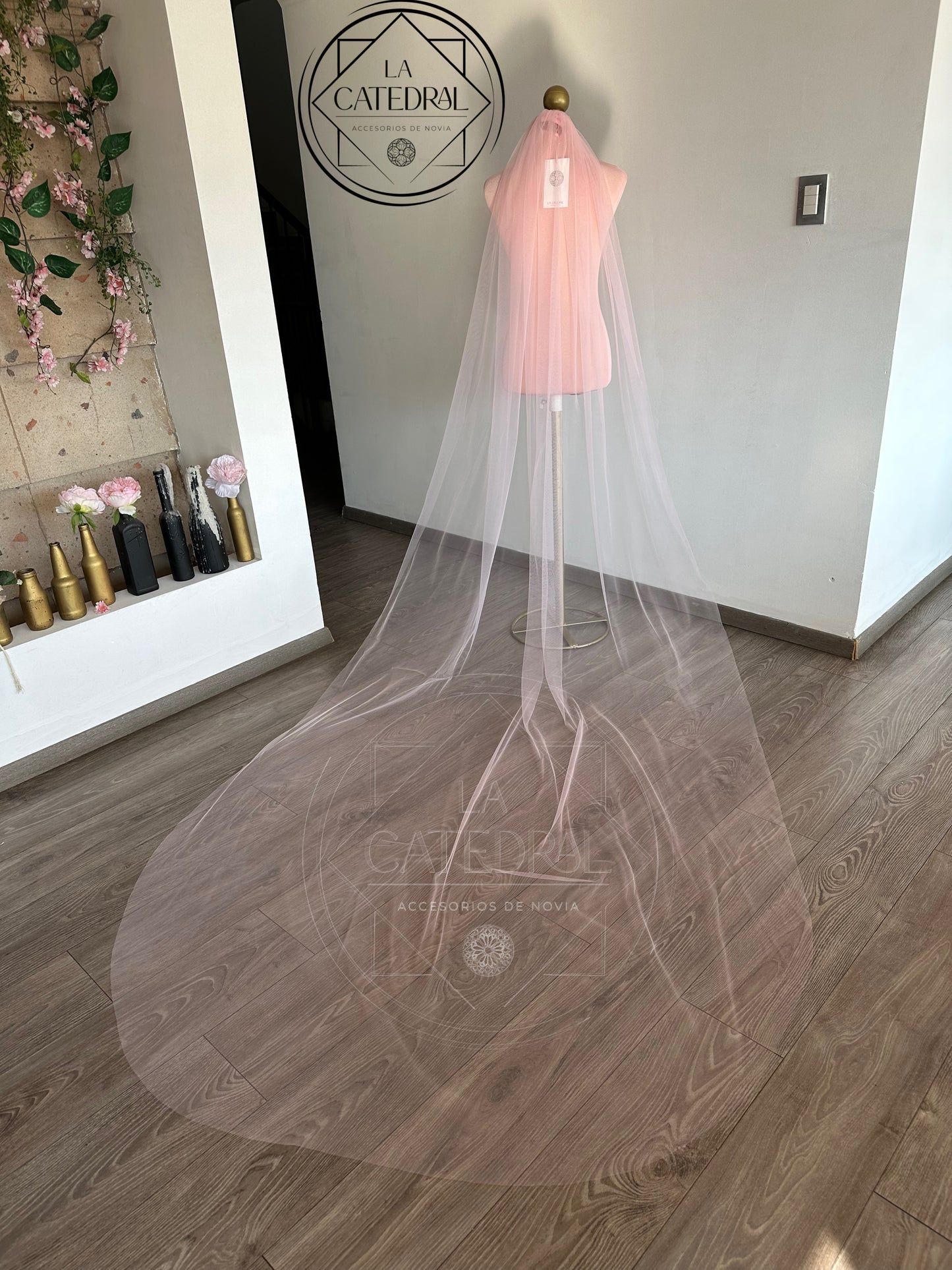 Sandra - Long Veil 3x1.50m