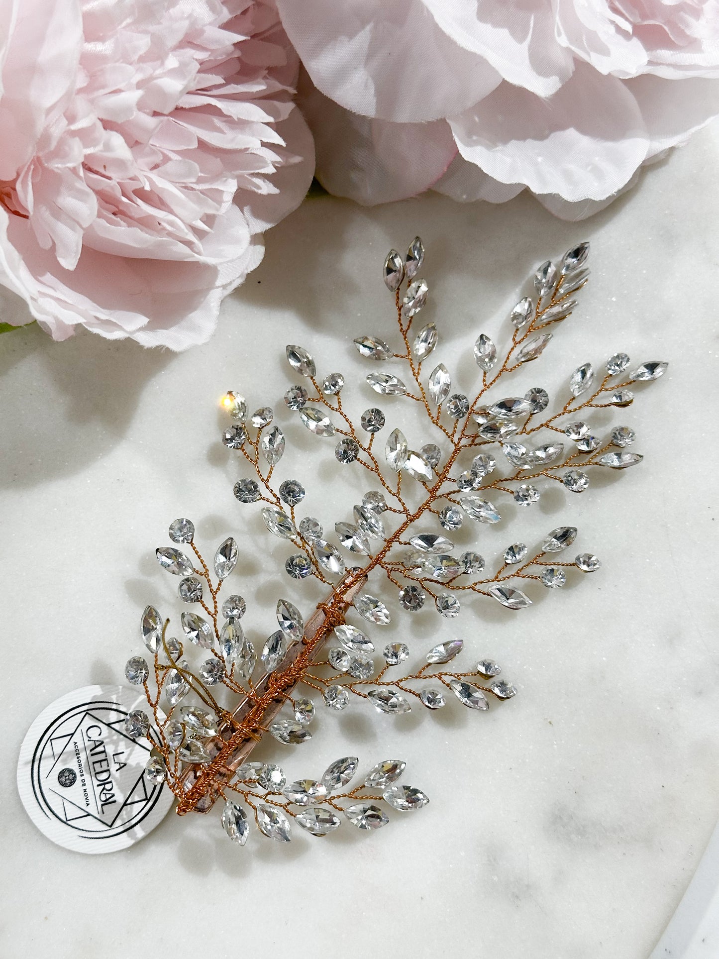 Peineta Vienna Rosegold