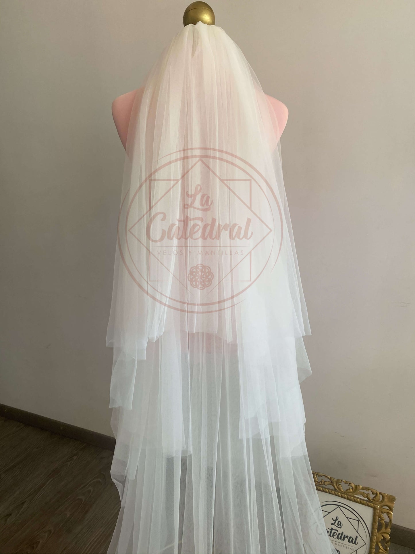 Lore - Long Double Layer Veil 3x3m