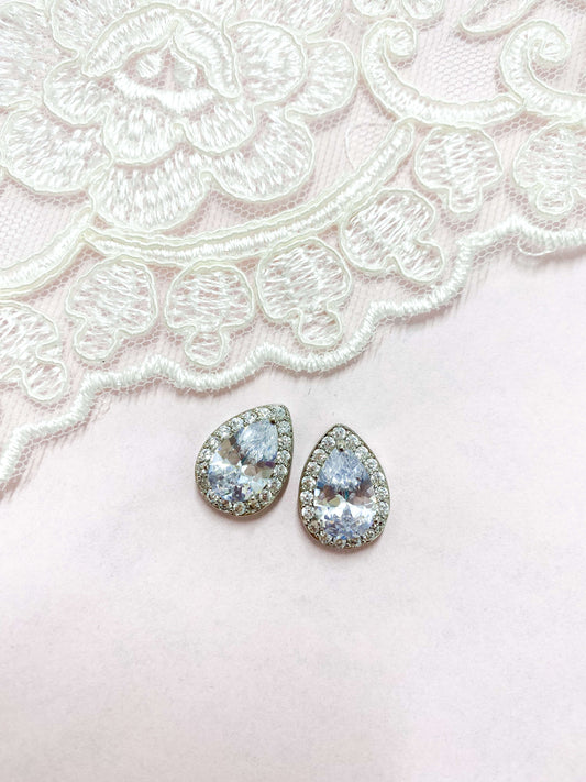 Aretes Cortos Zirconia