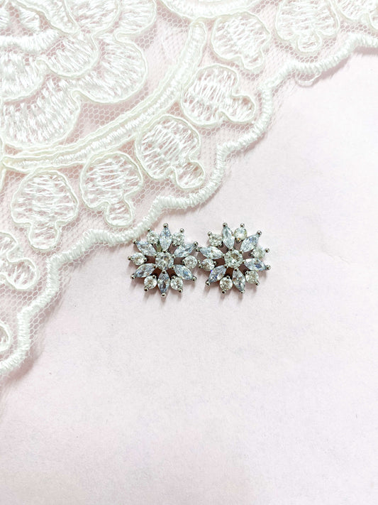 Aretes Cortos Zirconia