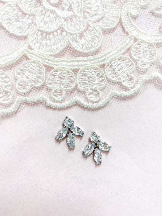 Aretes Cortos Zirconia