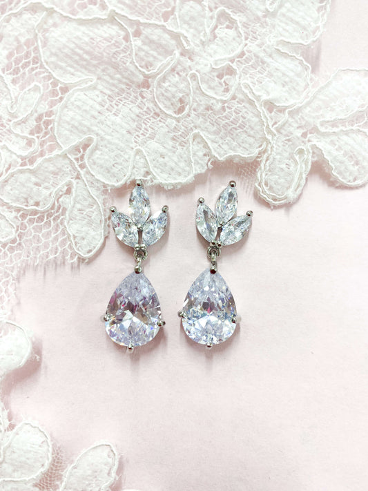 Aretes Largos Zirconia