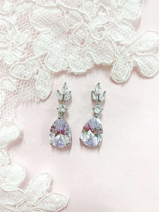 Aretes Largos Zirconia