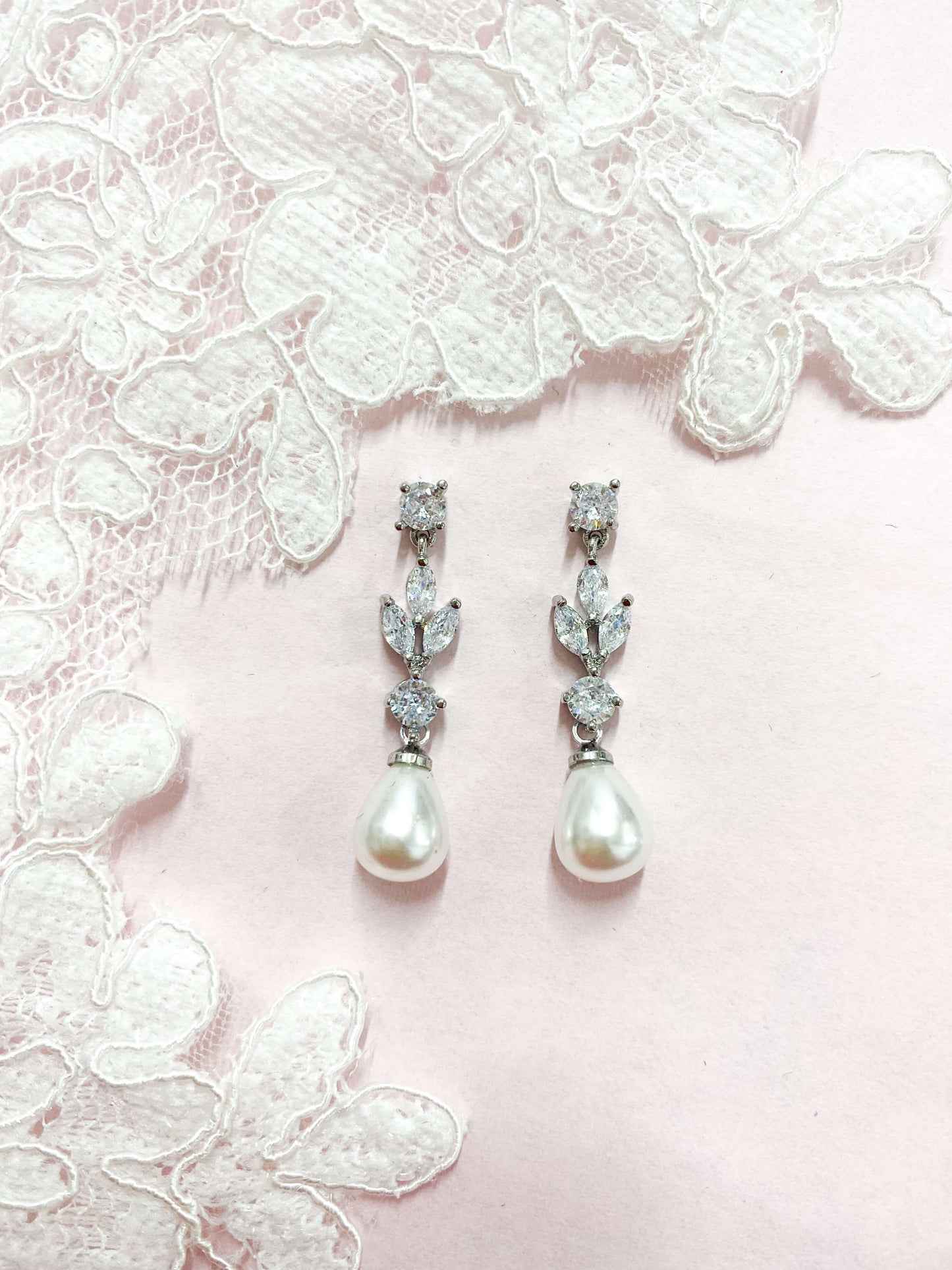 Aretes Largos Zirconia