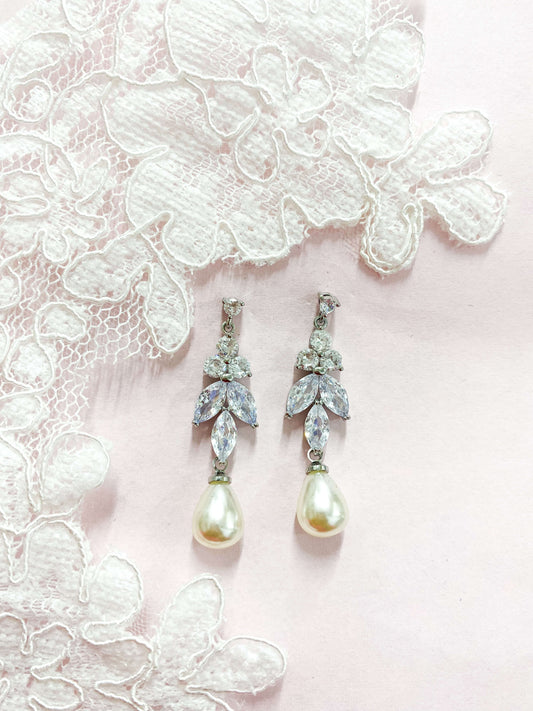 Aretes Largos Zirconia