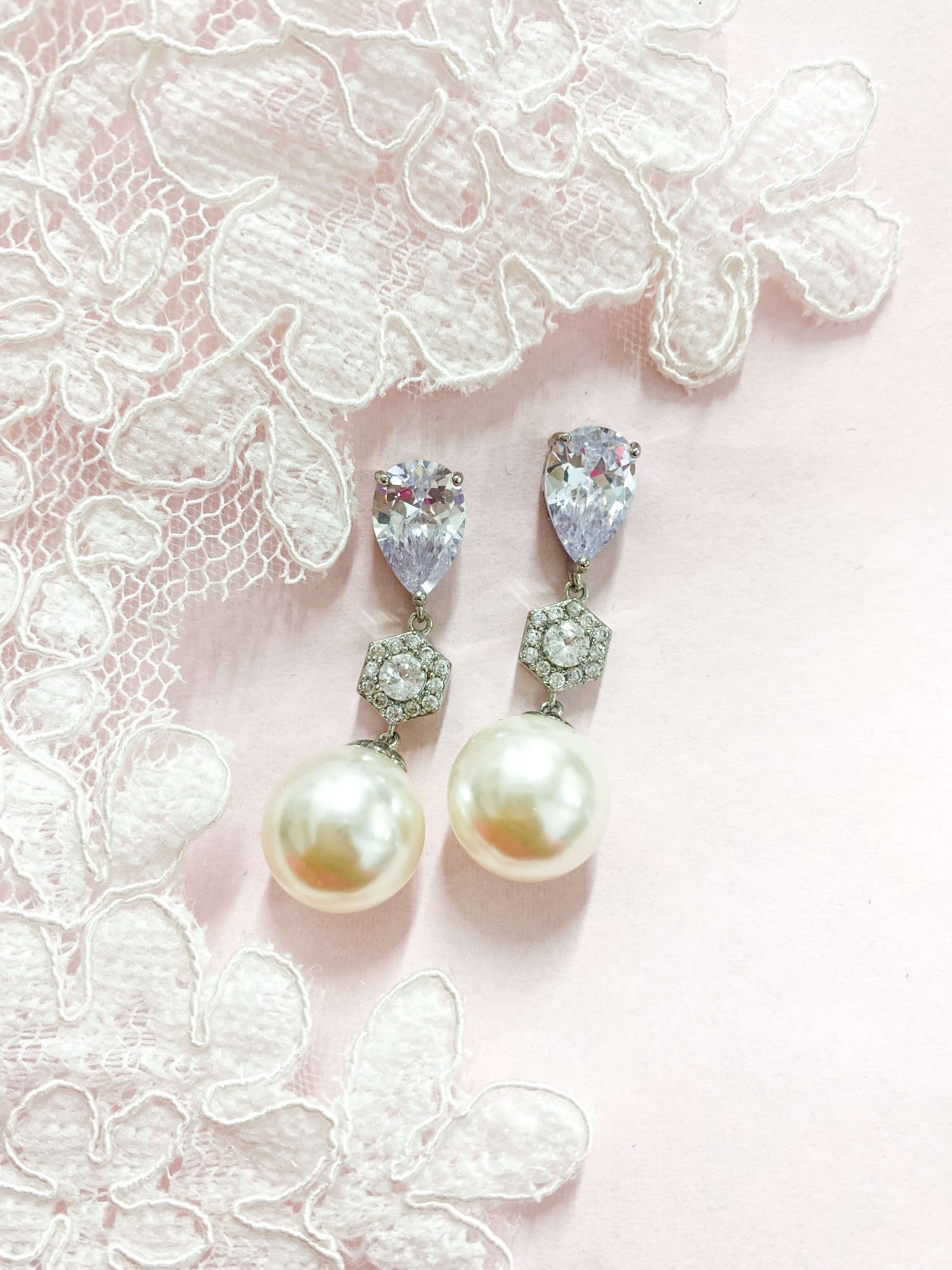 Aretes Largos Zirconia