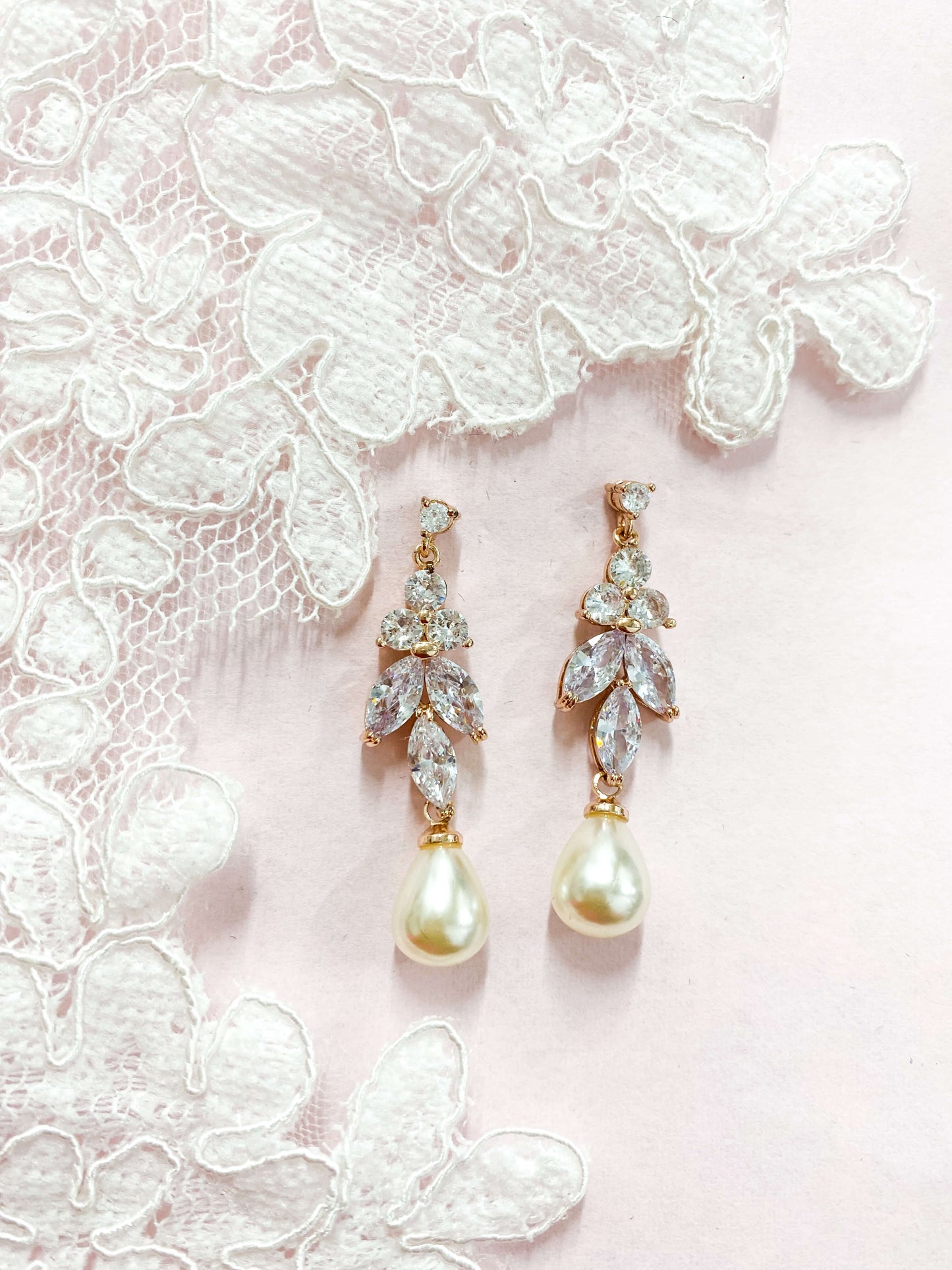 Aretes Largos Zirconia