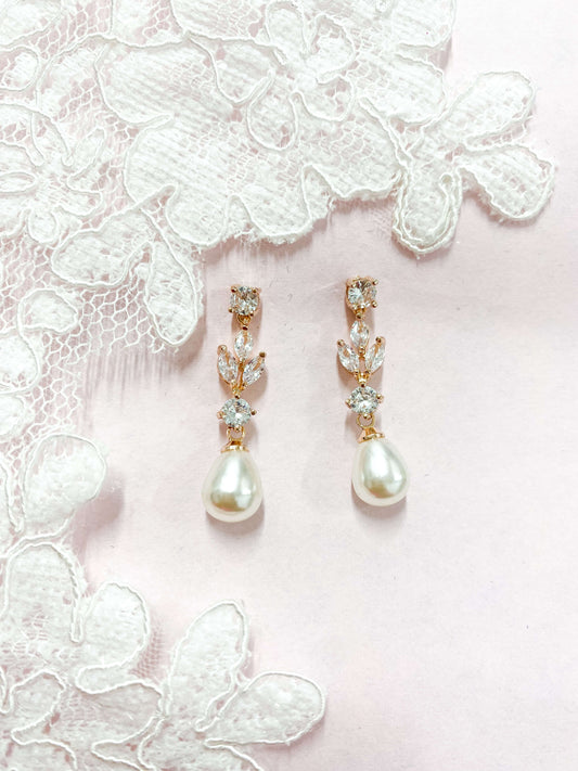 Aretes Largos Zirconia