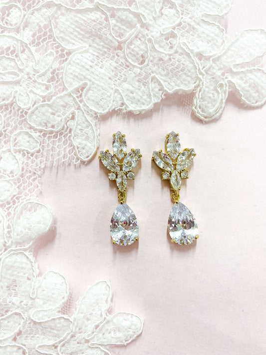 Aretes Largos Zirconia