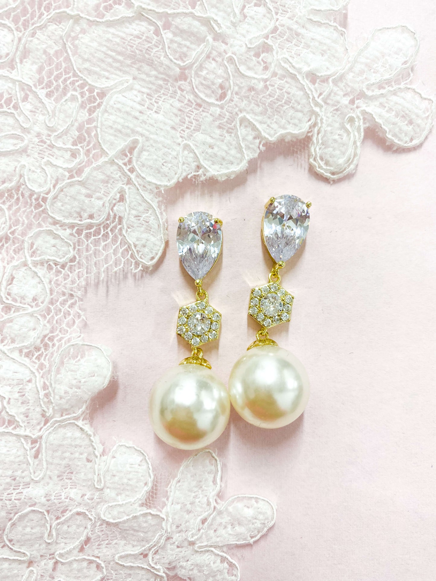 Aretes Largos Zirconia