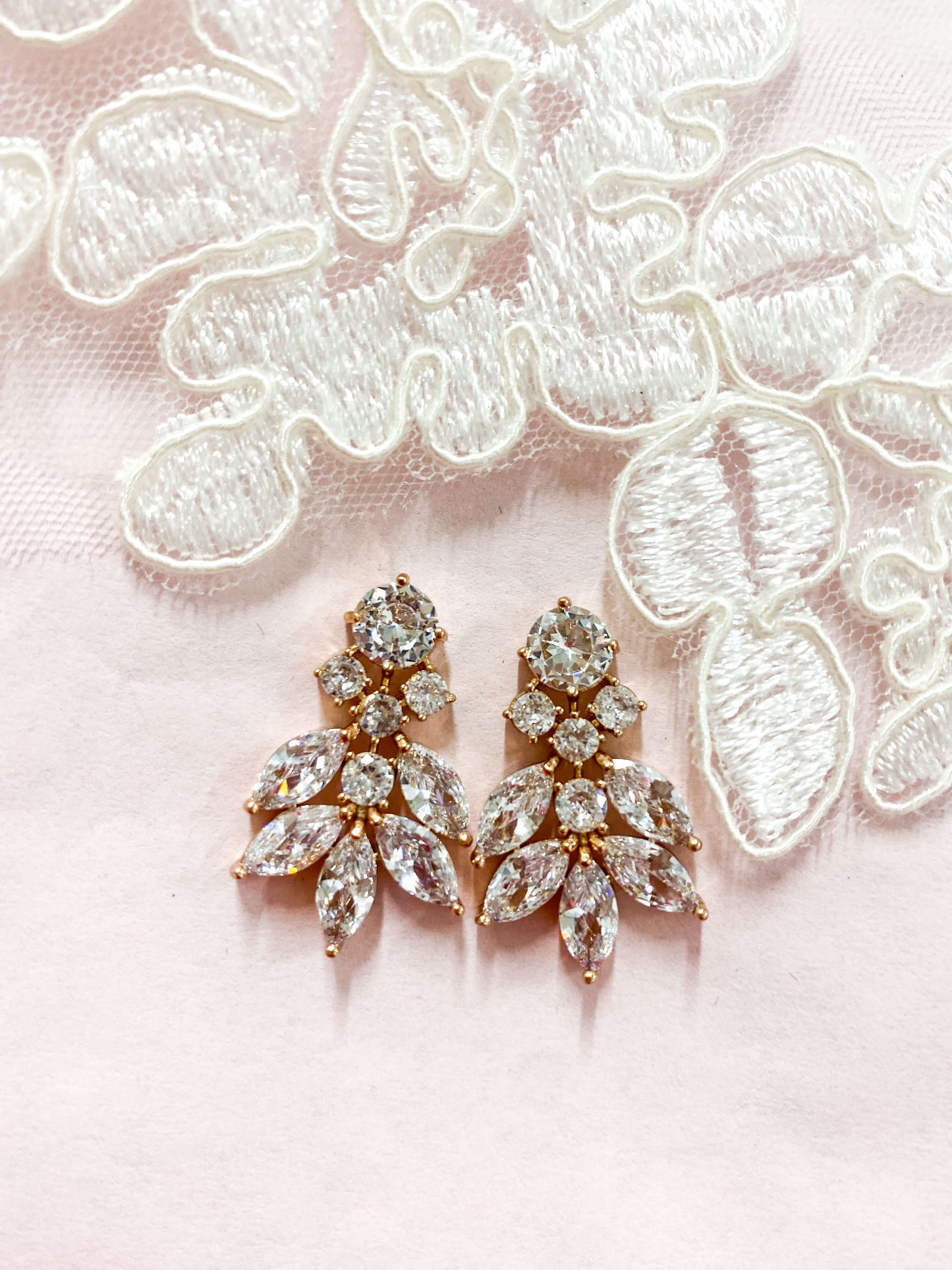 Aretes Largos Zirconia