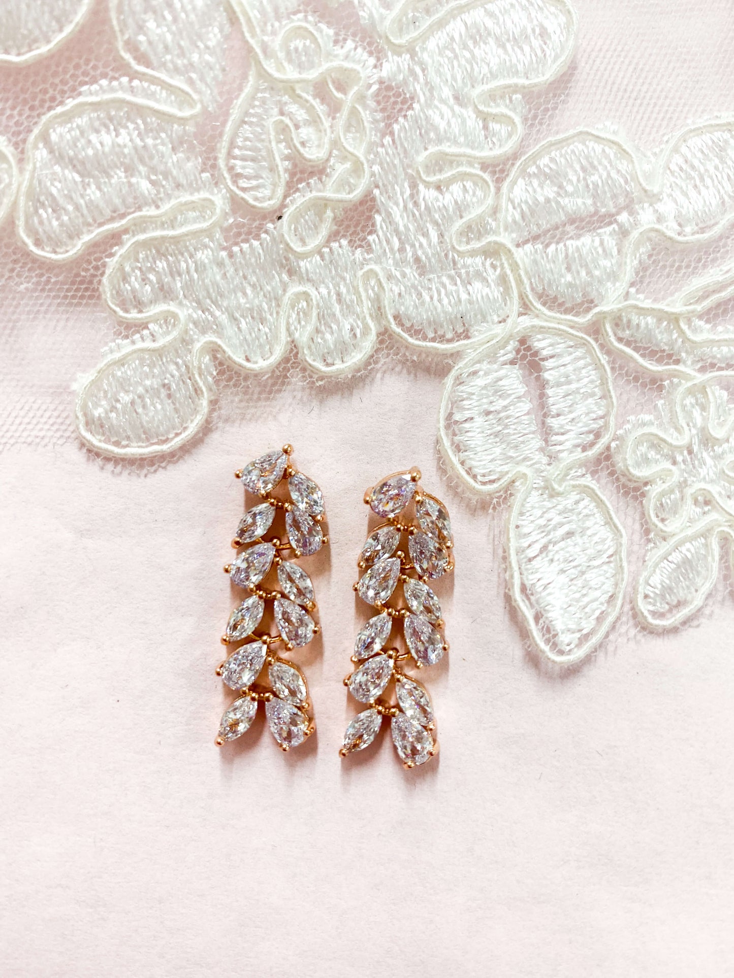 Medium Zirconia Earrings