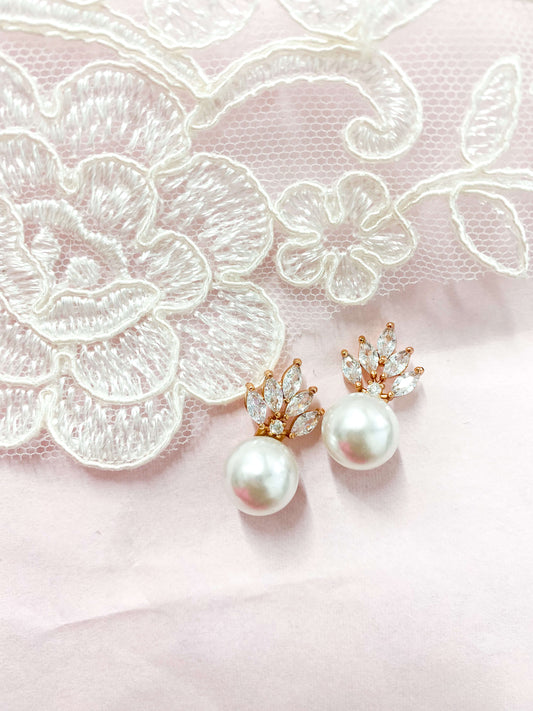 Aretes Cortos Zirconia