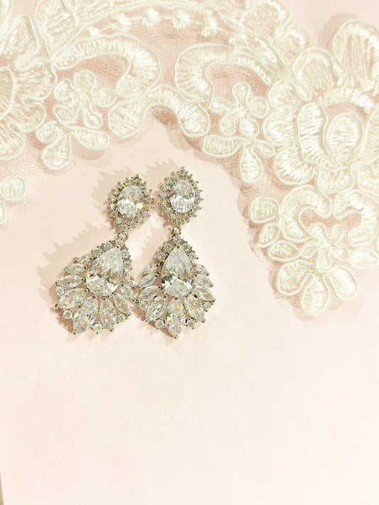 Aretes grandes zirconias