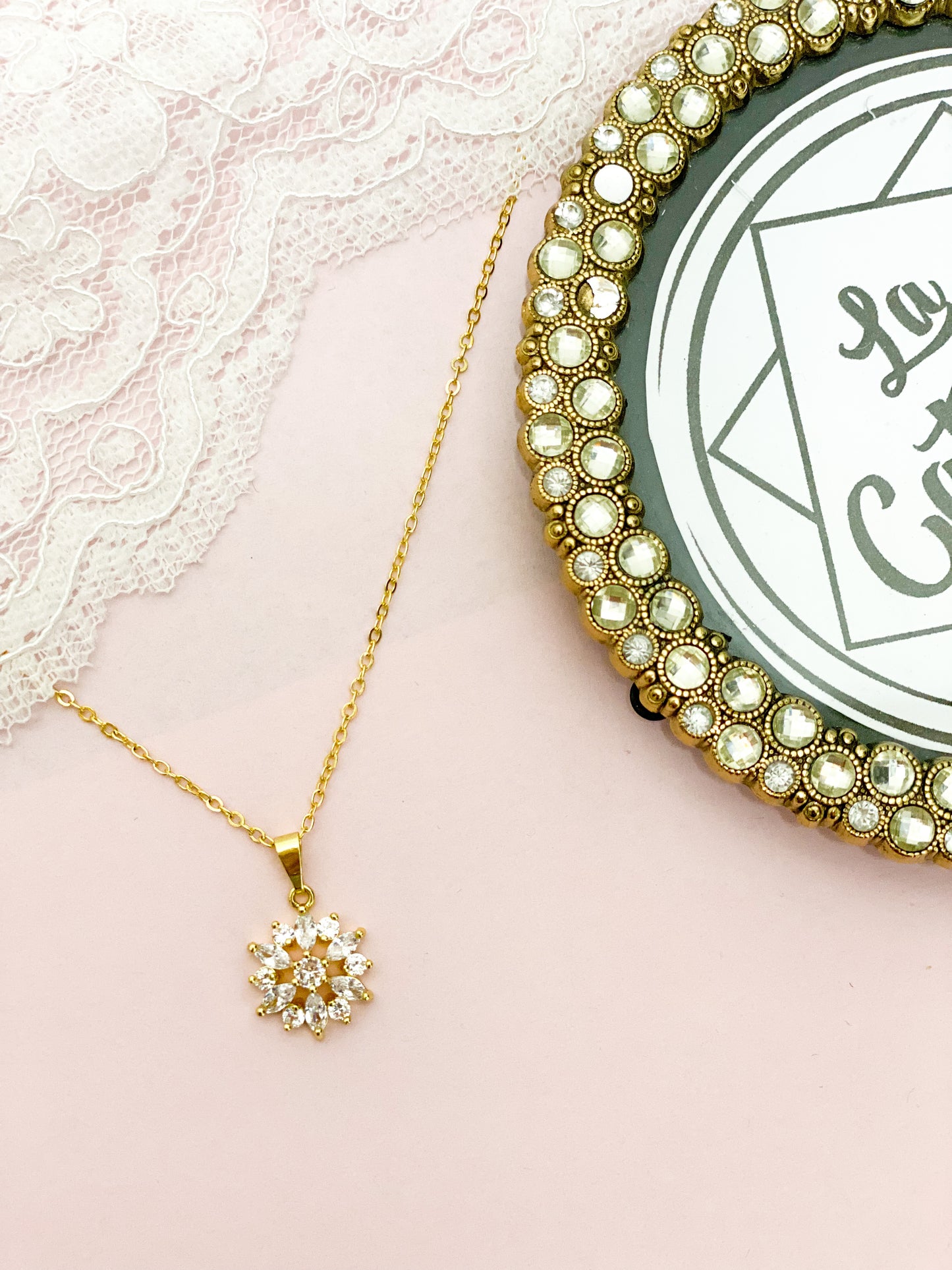 Set Flor dorado