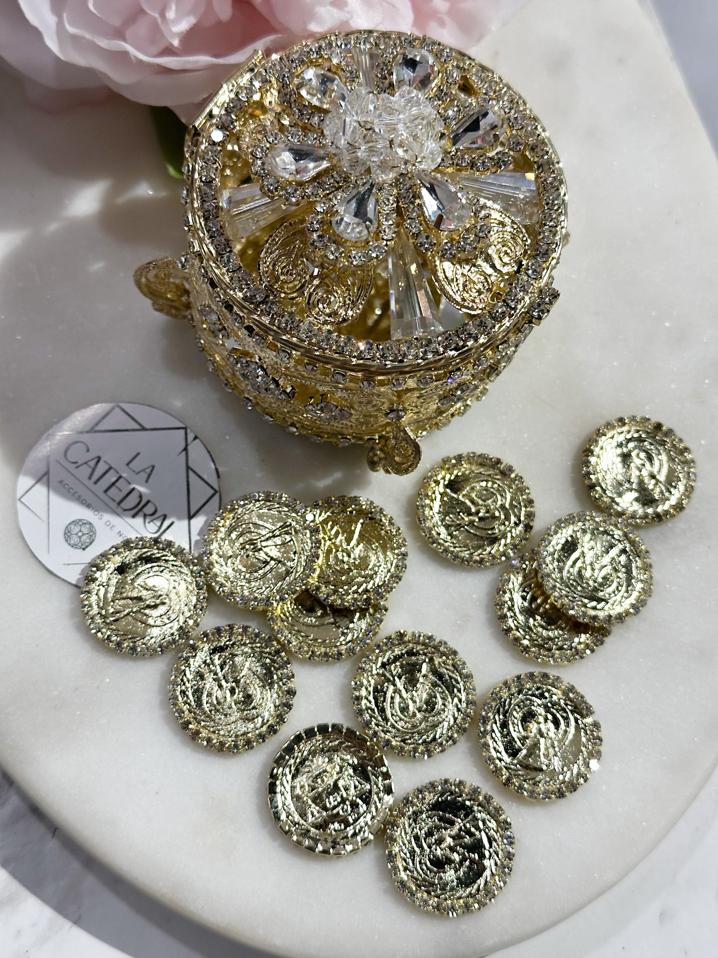 Square Wedding Coins