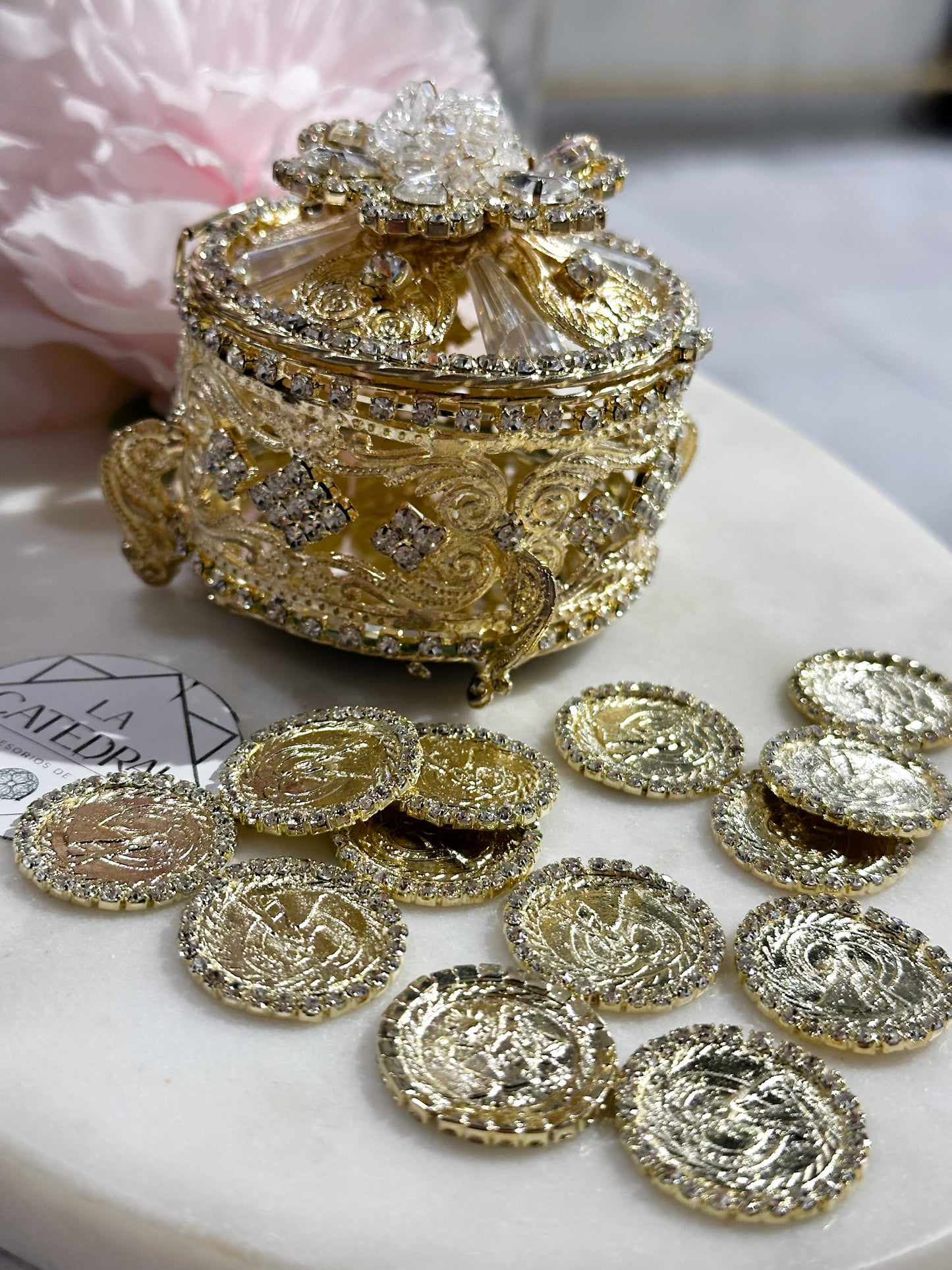 Square Wedding Coins