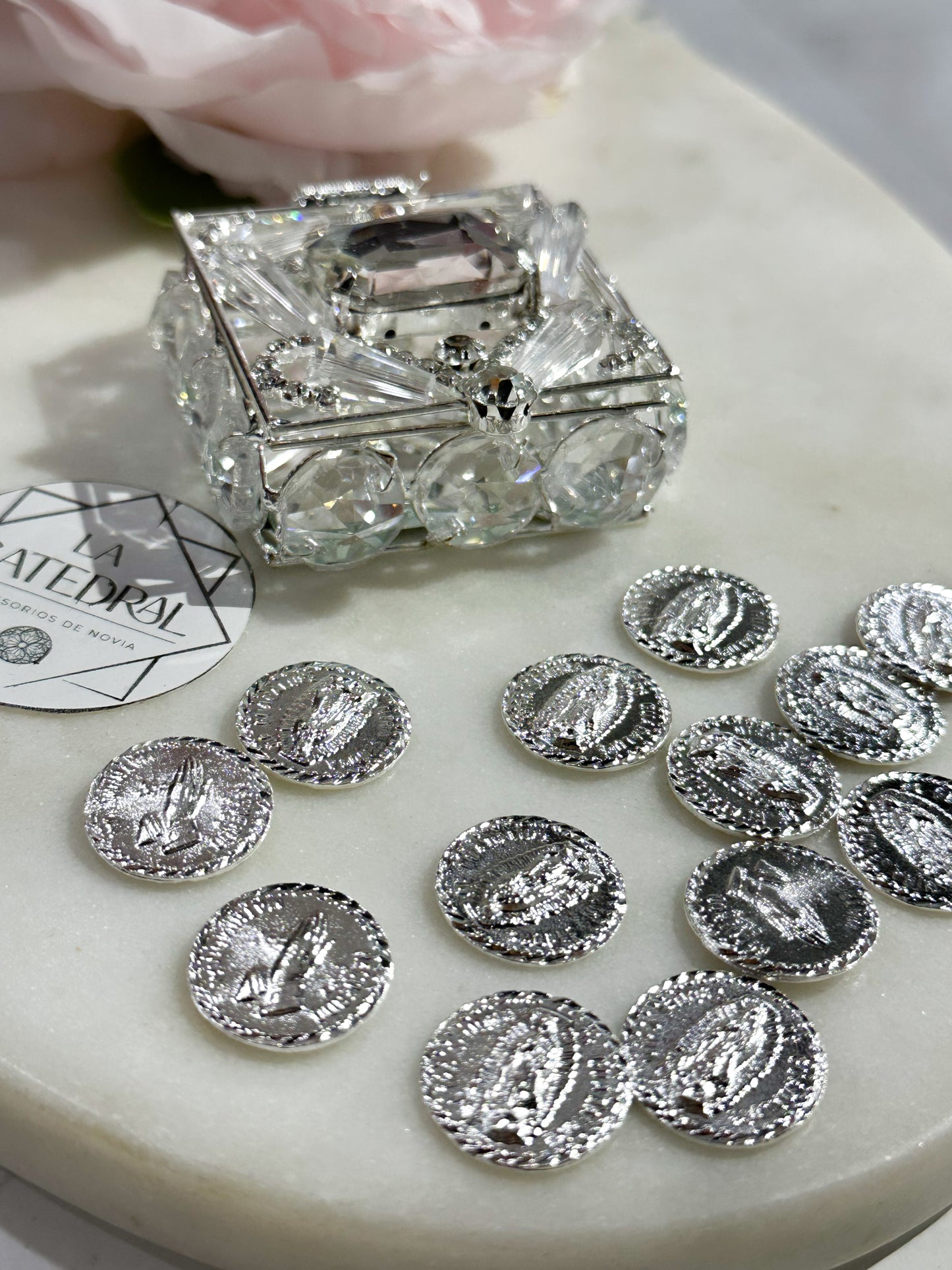 Square Wedding Coins