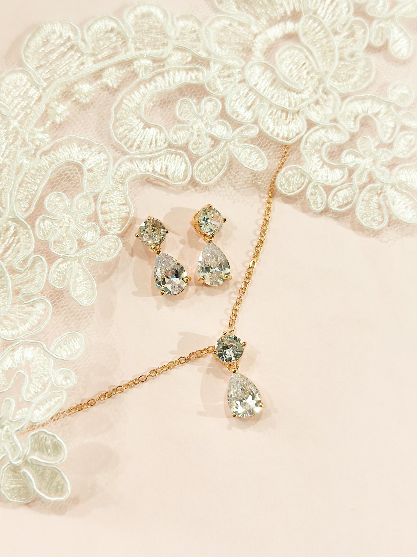 Set Rosegold exquisito
