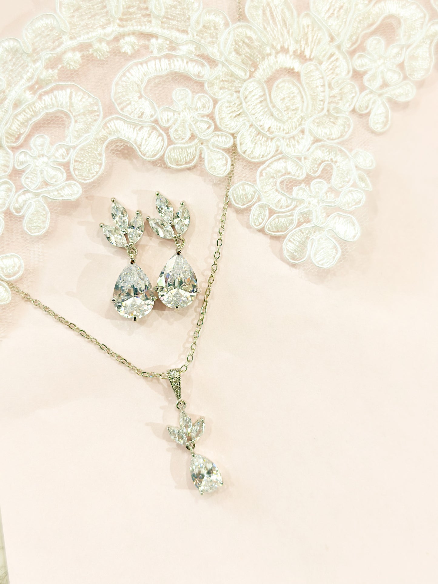 Set Hojas y Gota grande