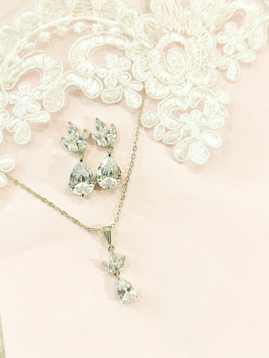 Set Hojas y Gota grande