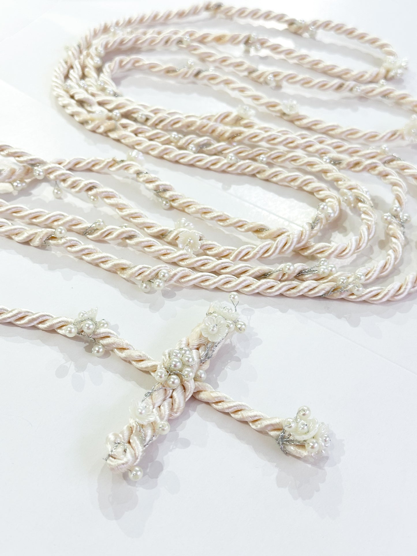 Macrame religious ribbon