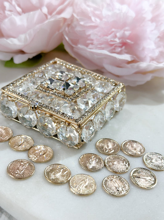 Square Wedding Coins