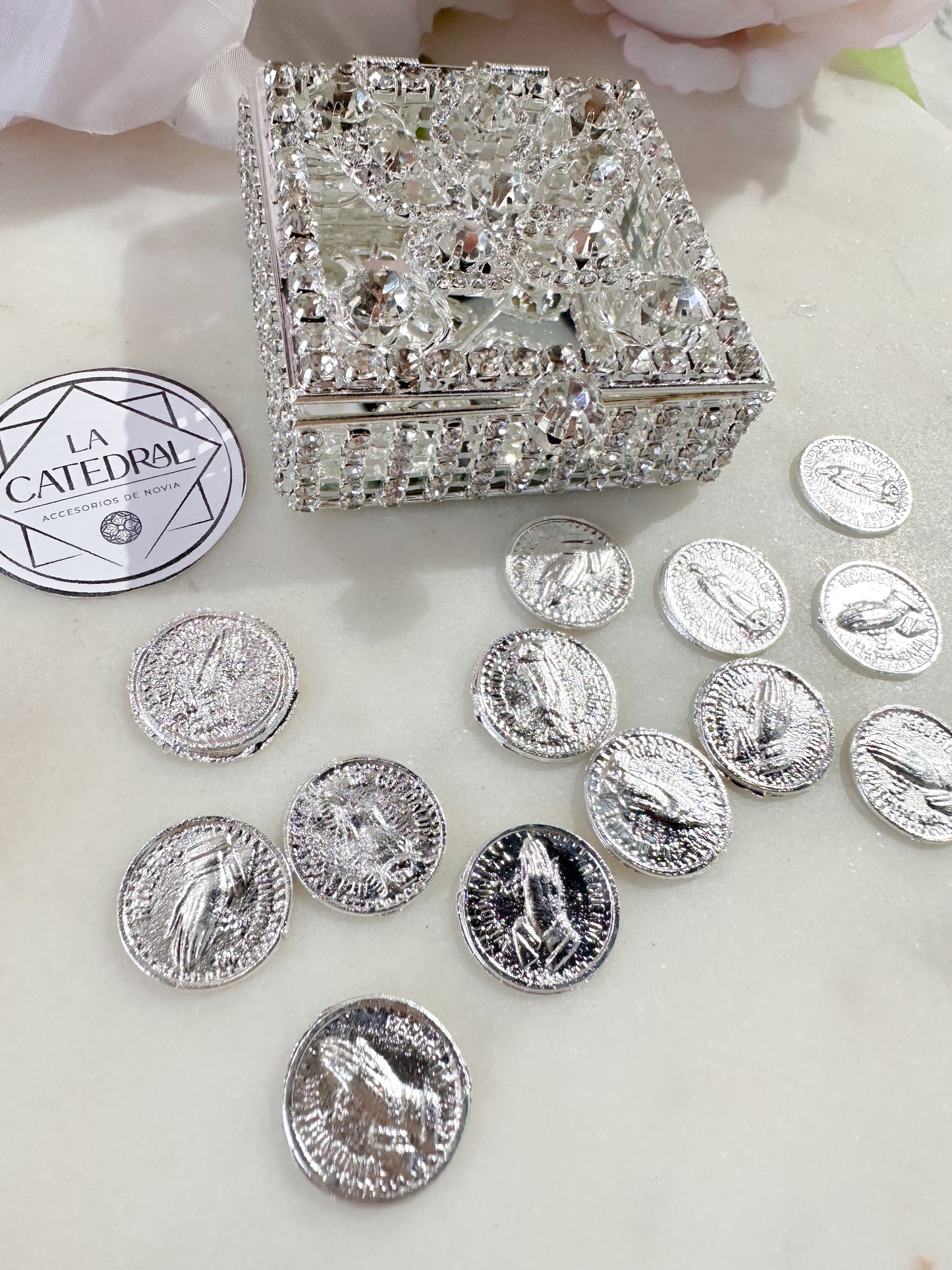Square Wedding Coins