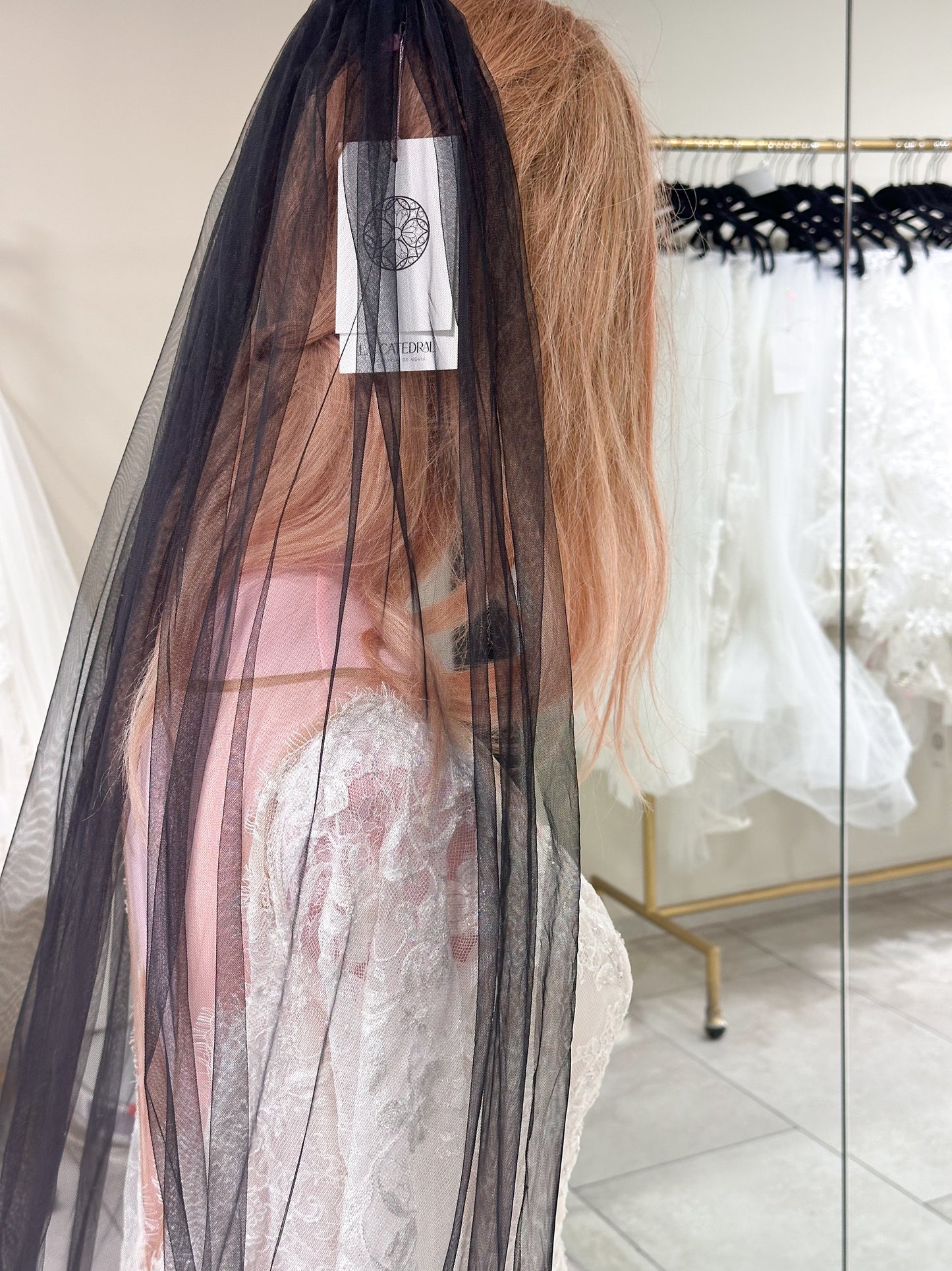 Sandra Negro - Velo Largo 3x1.50mts