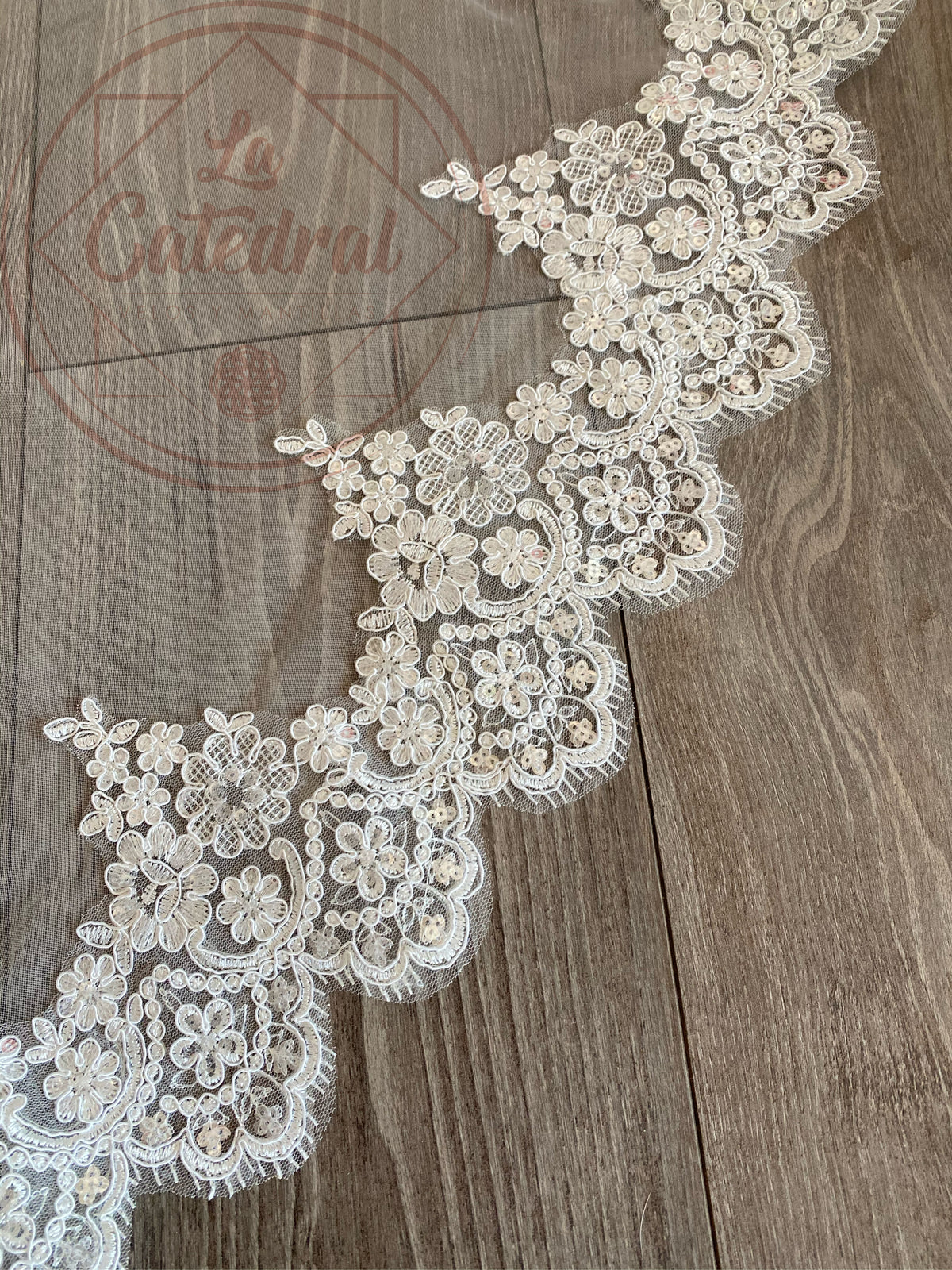 Amada - Long Double Layer Veil 3x1.50mts