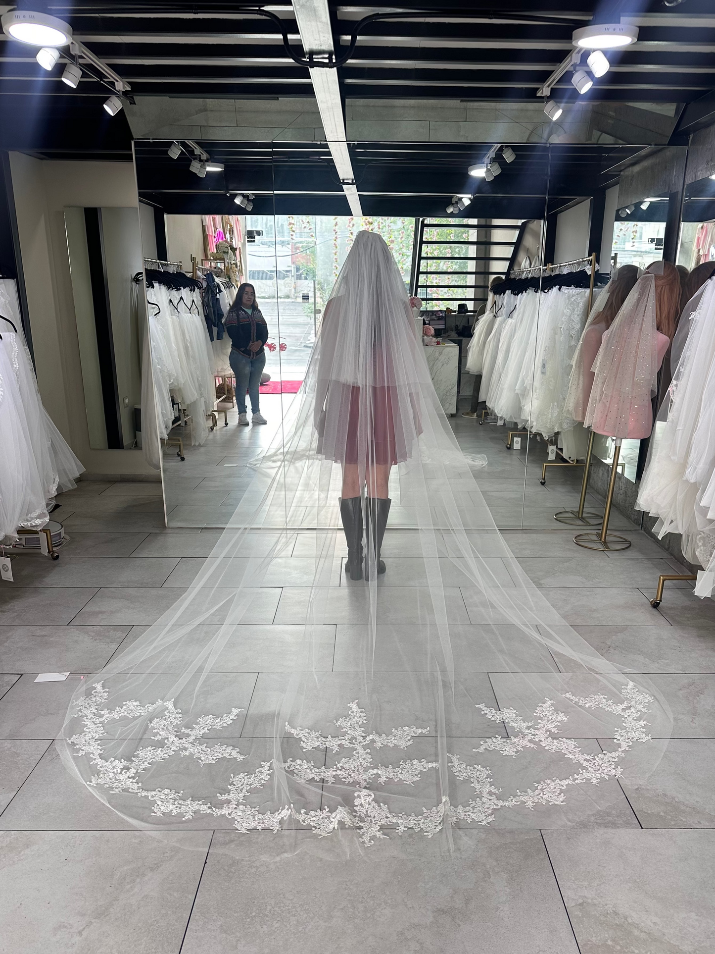 Bitani - Long Double Layer Veil 3x3m