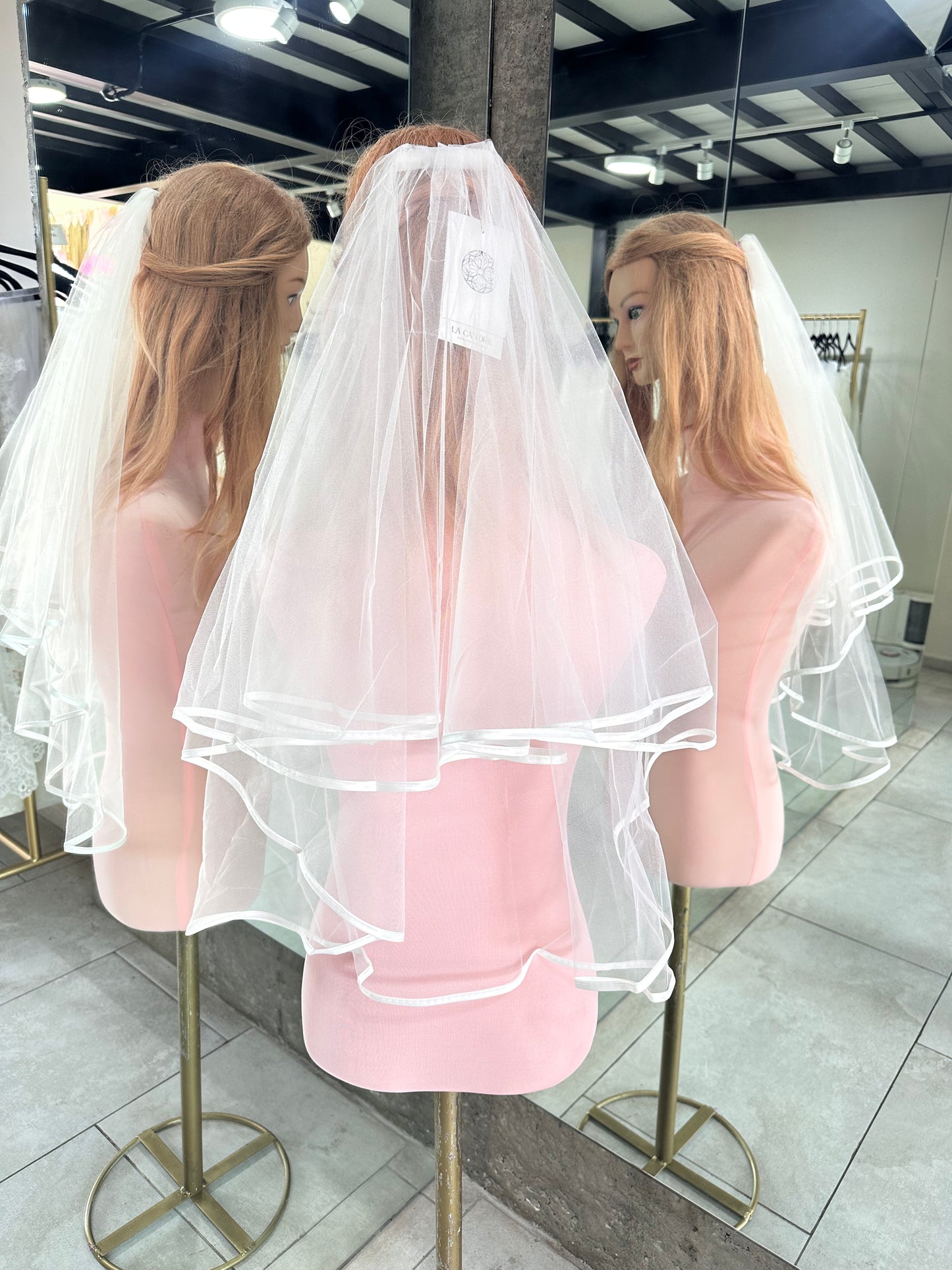 Richi - Short Double Layer Veil